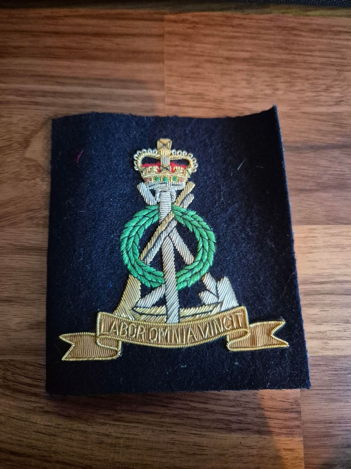 Royal Pioneer Corp Gold Wire Blazer Badge