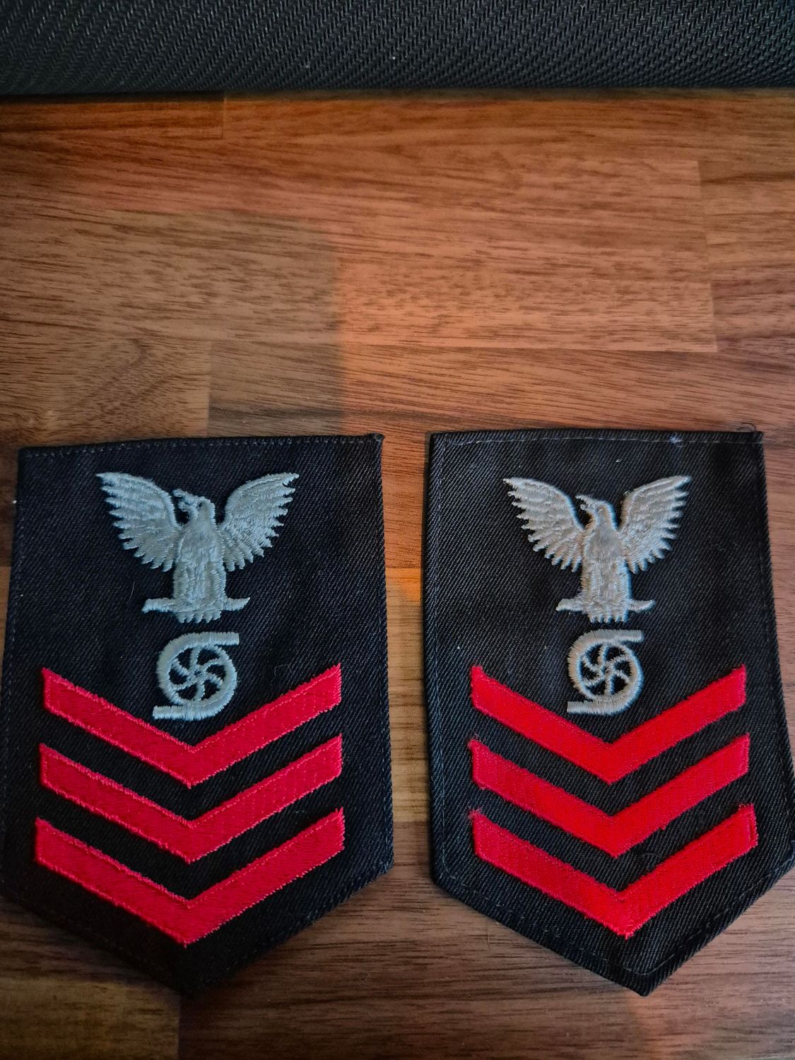 Navy E-4/5/6 Gas Turbine System Technician Rating  New Badges (A pair)