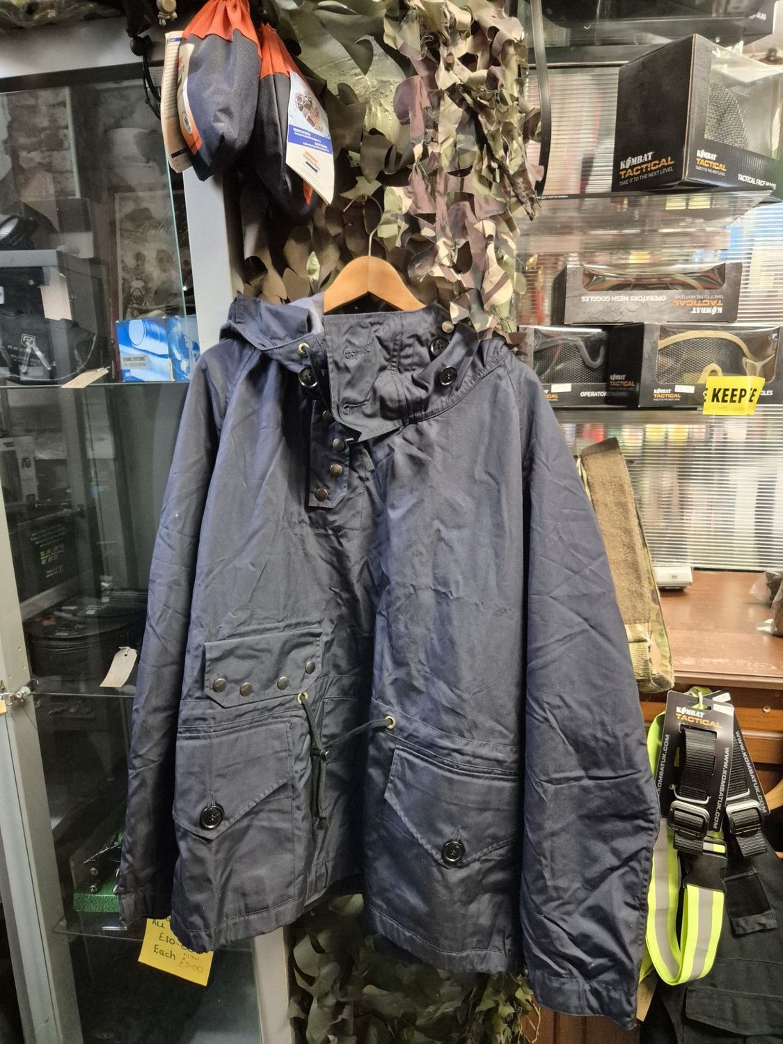 Genuine Vintage Royal Navy / Navel Windproof Medium Smock - Rare