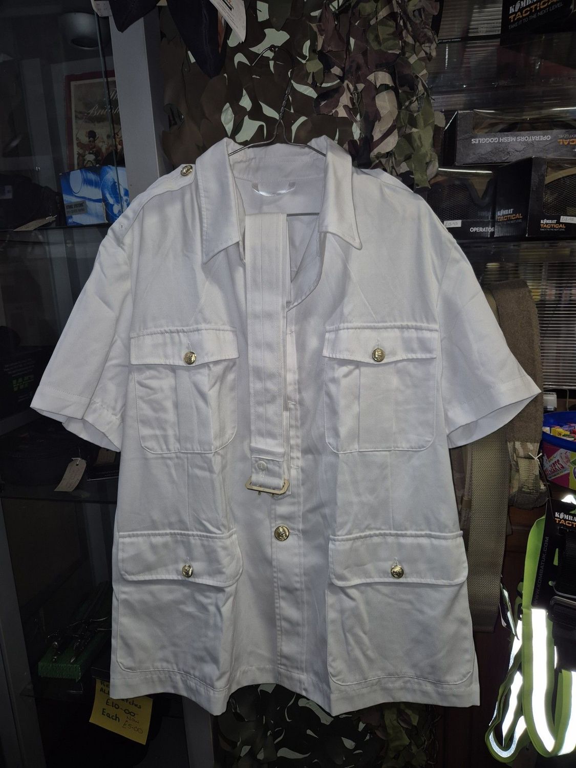 RN Officers Jacket No1 BW White Bush OFC Class 1 Royal Navy Dress Uniform (Jacket and Trousers)