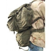 Austrian Army Genuine New 3-pc Olive Rucksacks/Backpacks
