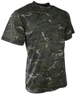 Military Style BTP New Black Camo T-Shirts