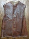 Genuine Belgian WW2  WW11 Genuine Used  Army Leather Jerkin