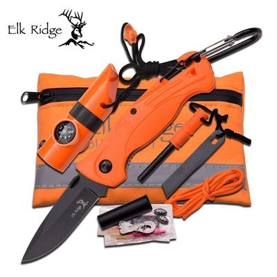 New Elk Ridge Bushcraft survival Knives kit Set
