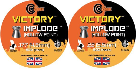 New SMK Victory Implode Hollow Point Pellets
