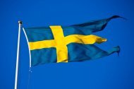 Swedish Naval Genuine New Service Ensign Flag