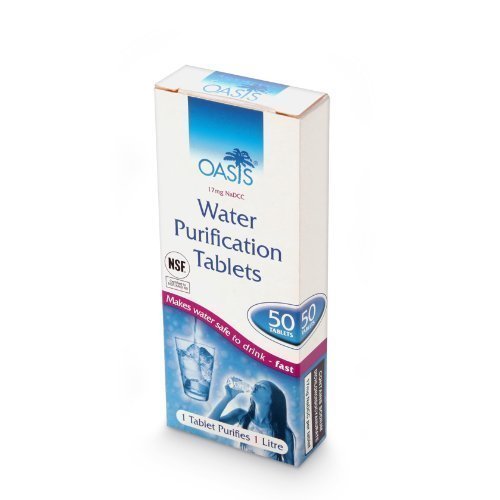 New Oasis Water Purification Tablets 50 pcs