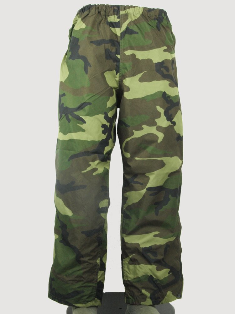 Italian Army Genuine New Rip-Stop Camo Waterproof Trousers