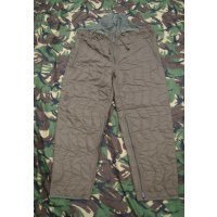 Original German army quilted pants liner trousers inner warmer thermal winter OD