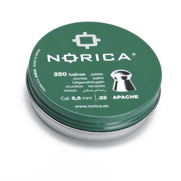 New Pellets Norica Apache Domed  .25 Calibre (200 PCS)
