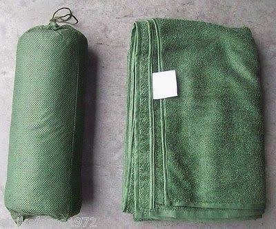British Army New Genuine Micro-Fleece Olive Towels