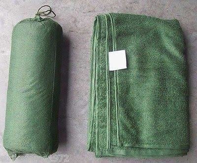 British Army New Genuine  Micro-Fleece Olive Towels