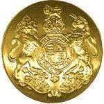 WW1 British Army Genuine Brass General Service Button