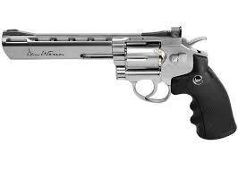 ASG Dan Wesson 6" silver BB Revolver 4.5mm CO2 pistols