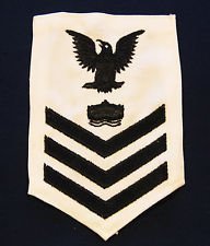 WW2 American U.S Naval Mineman 1st Class Rank Patch