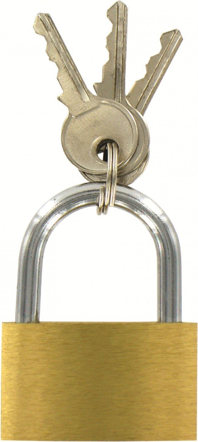 New Highlander Brass Lightweigh 38mm Padlock