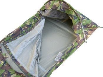 Dutch Army New  Genuine Goretex Waterproof  Bivvy Bags Military Issue Woodland Camo Single Hooped Bivi With Pole
