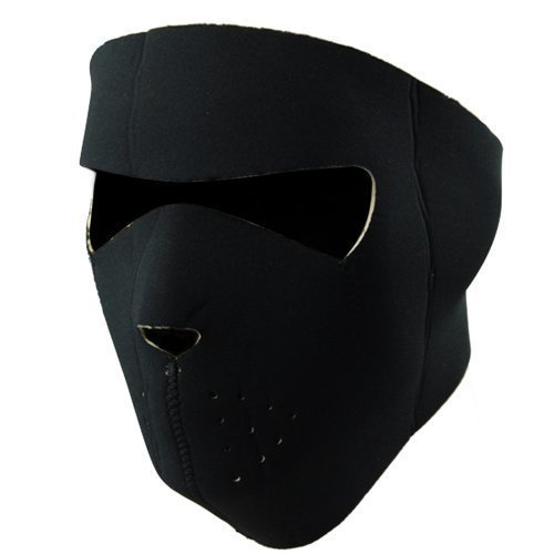 New Black Neoprene Balaclava