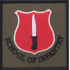 British Army School of Infantry  TRF Badge