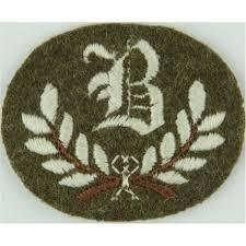 British Army  Genuine B Tradesman Arm Badge