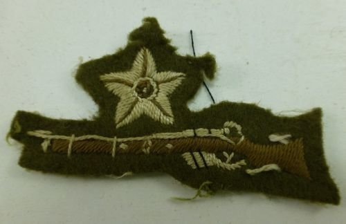 British Army 1930s WW2 TA and ACF Marksmans Badges With 1 Star WW11
