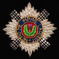 British Army Genuine New Scots Guards Silver Wire Blazer Badge
