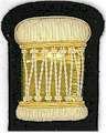 British Military Royal Marines Gold Wire Braided Durmmers Badge