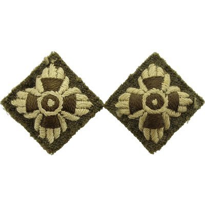 WW2 British Army Genuine Officers Insignia Pips
