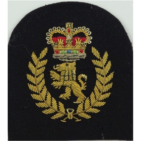 British Military Genuine Royal Navel Charge Chief Artificers Gold Wire  Rank Badges