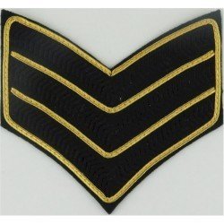 British Army Royal Green No2 Dress Chevrons Badge