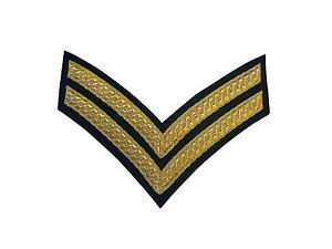 British Army No1 Dress Corporal Chevron Badge