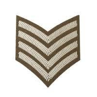 British Army Genuine  4 Bar Drum Major Service Chevrons Stripes Badge