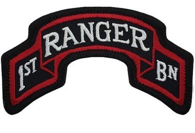American Army U.S 75th Ranger 1ST Battalion Shoulder Patch Badge