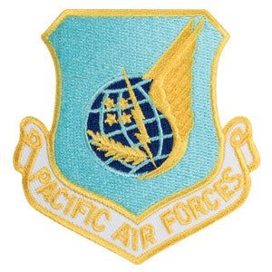American U.S Air Force Pacific Air Force Patch Badge