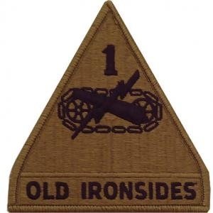 American Army U.S 1ST Armour Division Patch - Old Ironsides Badge