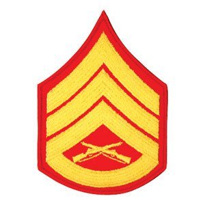 American U.S Army USMC Staff Sergeant Chevron Rank Badge