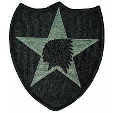 American U.S Army Original  2nd Infantry Divison ACU Badge