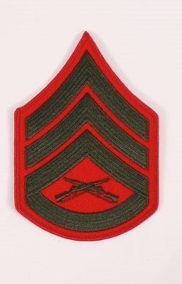 American USMC Staff Sergeant Service Dress Coat Rank Badge