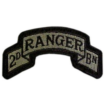 American US Army 2nd Ranger Battalion ACU Badge