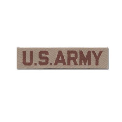 American US Army Name Tapes Badge