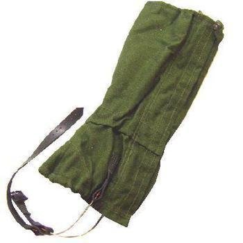 British Army New Issue Olive Green Canvas Service Gaiters