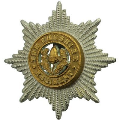 British Army Cap Badge - Cheshire Regiment