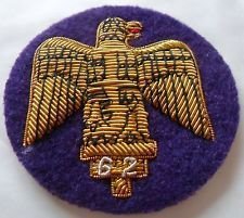 British Army Badge - Royal Anglian Salamanca Eagle Sleeve Badge