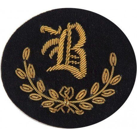 British Army Badge - Gold Bullion B Class Tradesmn NO1 Dress  Badge