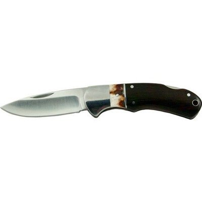 New Whitby Ebony & Staghorn Handle Lock Knives