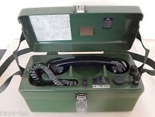 British Army Genuine Ex MOD Field Telephone - PTC 405