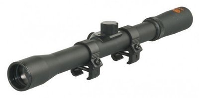 New SMK Fixed Power Rifle Scope 4x20 With Mounts