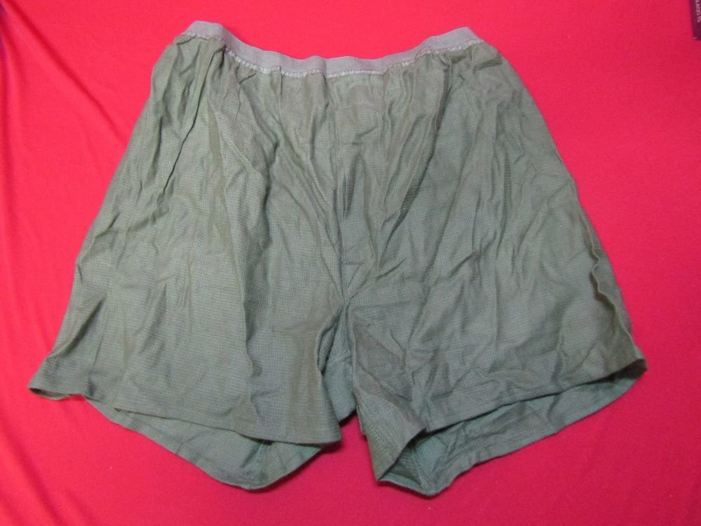 British Army Vintage Genuine Issue New 1955 Olive Green Underpants