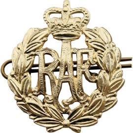 British New Royal Air Force Airmens Beret Cap Badge