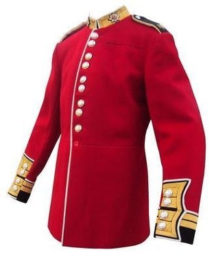 British Army Genuine Coldstream Guards Warrant Officers Red Tunic